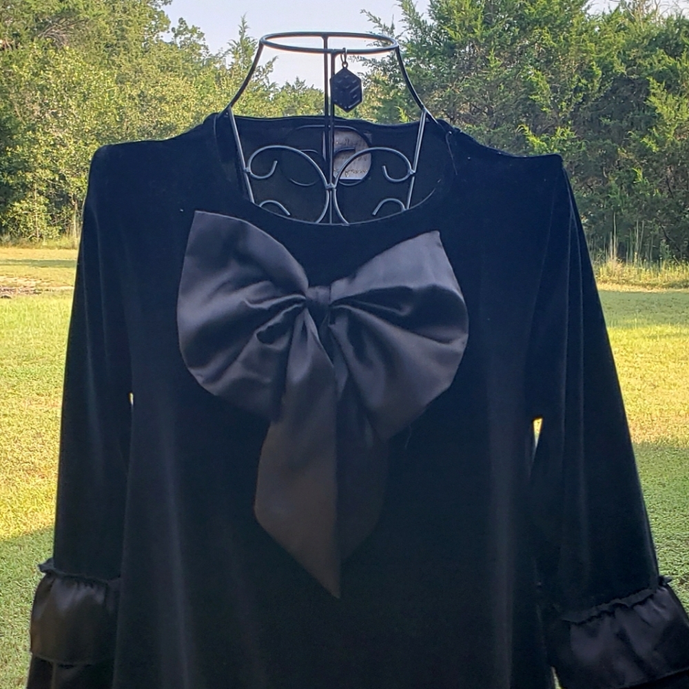 Black Velvet Top